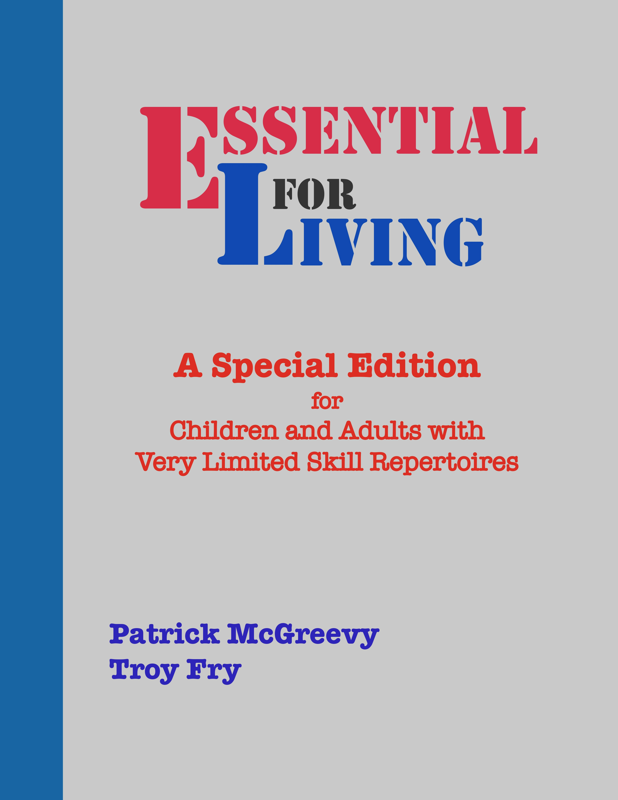Cover of Essential for Living: A Special Edition, a parent's guide to functional life skills